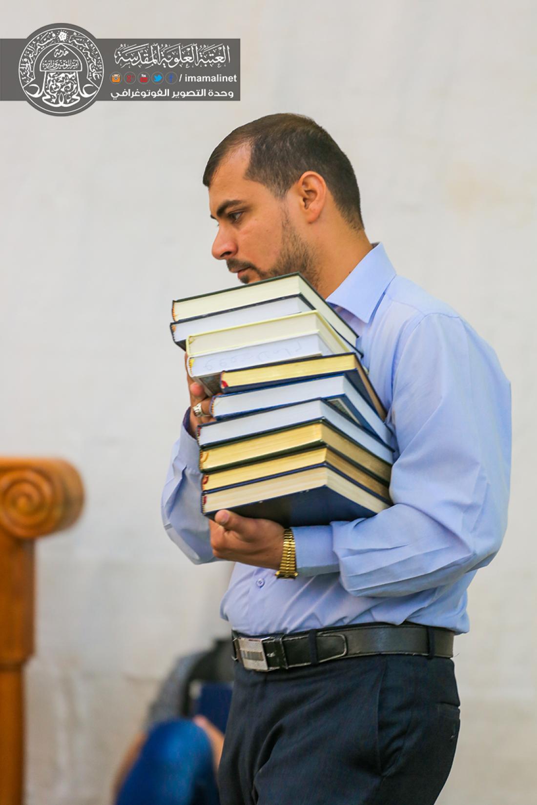 تقرير مصور : استعدادات دار القران في العتبة العلوية المقدسة للجلسة القرانية الرمضانية  | 