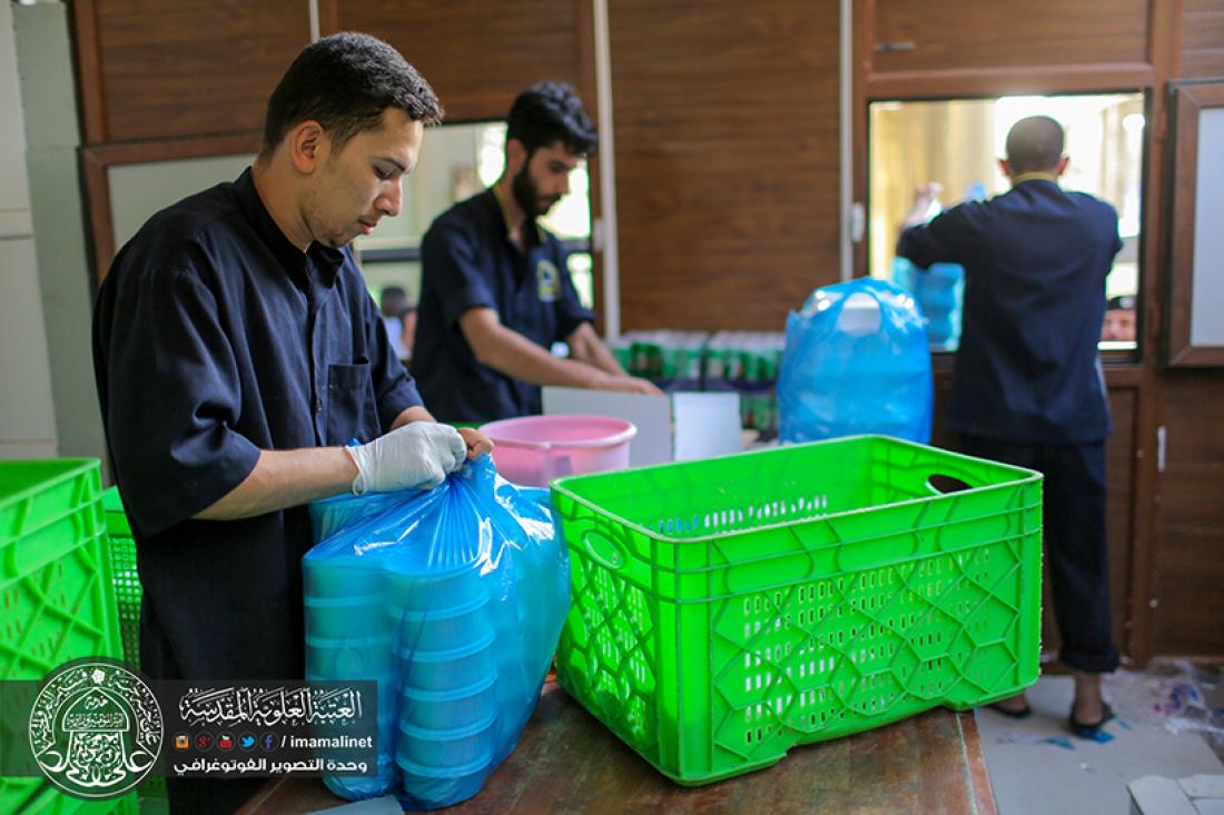 تقرير مصور : استعدادات مضيف العتبة العلوية المقدسة في ايام رمضان المبارك  | 