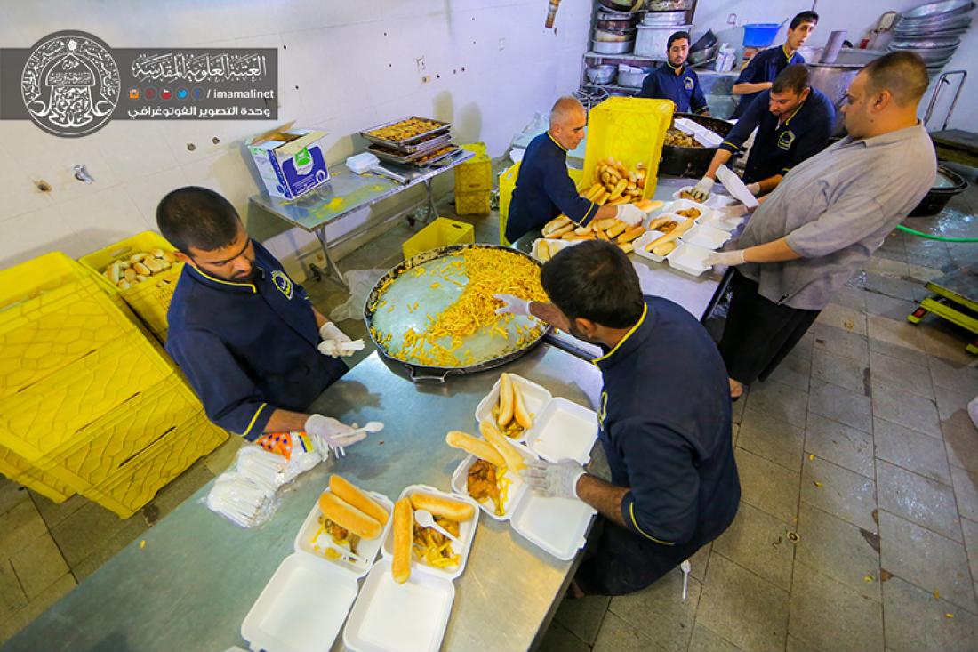 تقرير مصور : استعدادات مضيف العتبة العلوية المقدسة في ايام رمضان المبارك  | 
