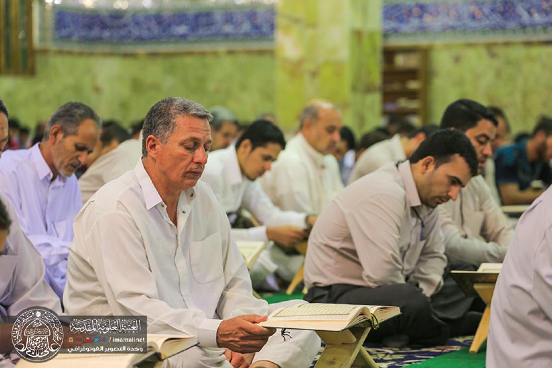 تقرير مصور : الجلسة القرانية الرمضانية  السنوية في مسجد الكوفة المعظم  | 