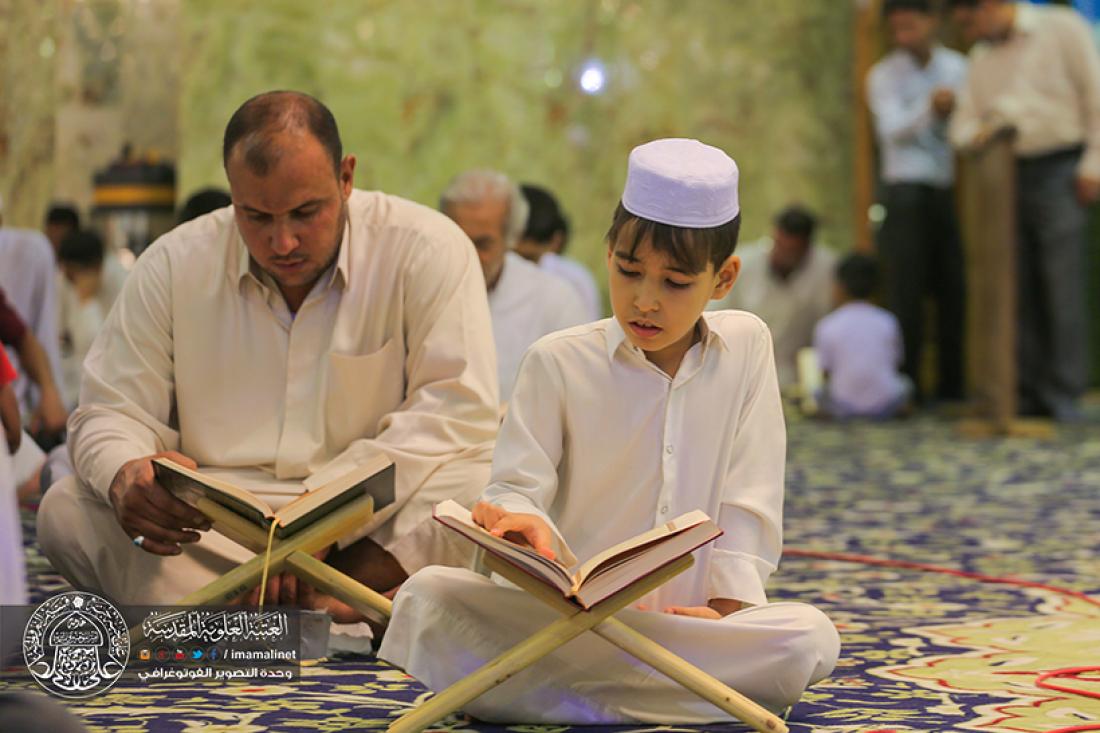تقرير مصور : الجلسة القرانية الرمضانية  السنوية في مسجد الكوفة المعظم  | 