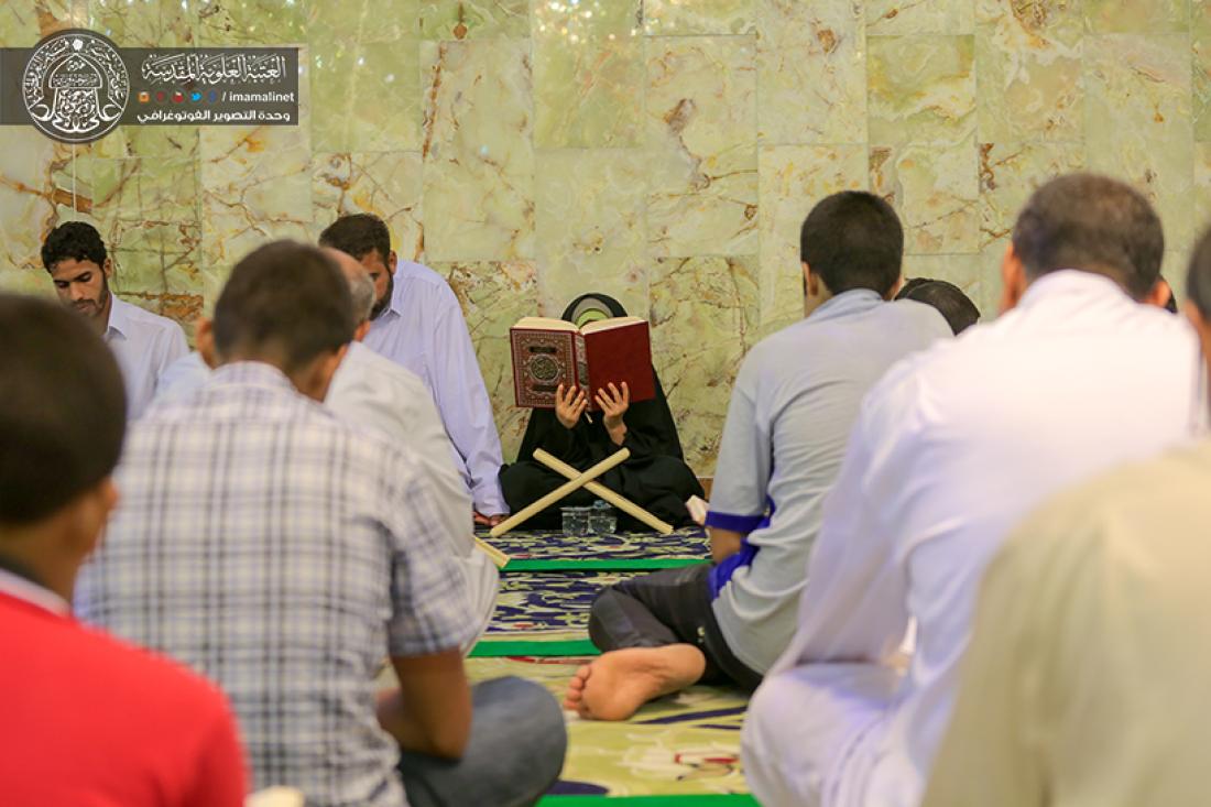 تقرير مصور : الجلسة القرانية الرمضانية  السنوية في مسجد الكوفة المعظم  | 