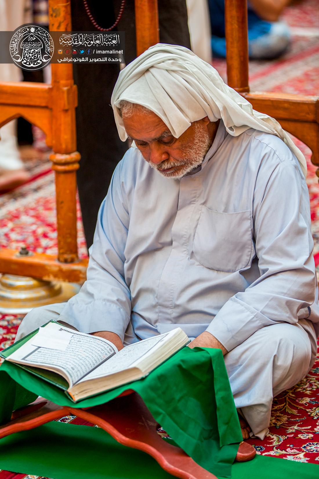 تقرير مصور : الجلسة القرانية الرمضانية السنوية في العتبة العباسية المقدسة كربلاء  | 
