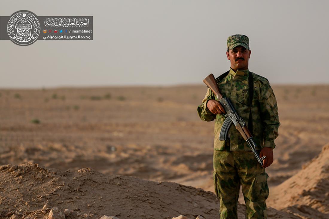تقرير مصور : يوم من ايام رمضان المبارك مع ابطال الحشد الشعبي فرقة الامام علي {ع} القتالية لواء المصطفى {ص} | 