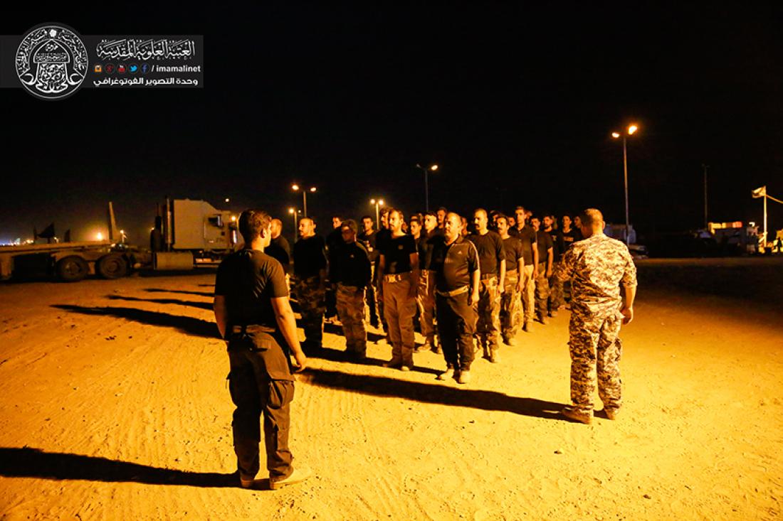 تقرير مصور : يوم من ايام رمضان المبارك مع ابطال الحشد الشعبي فرقة الامام علي {ع} القتالية لواء المصطفى {ص} | 
