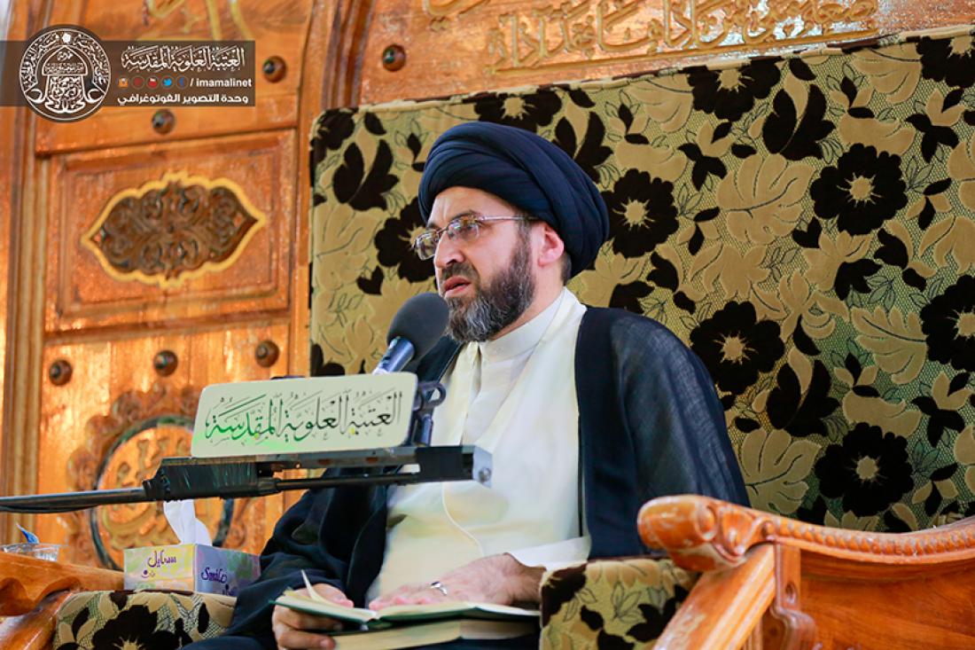 تقرير مصور : المحاضرة الدينية للسيد رشيد الحسيني في العتبة العلوية المقدسة  | 