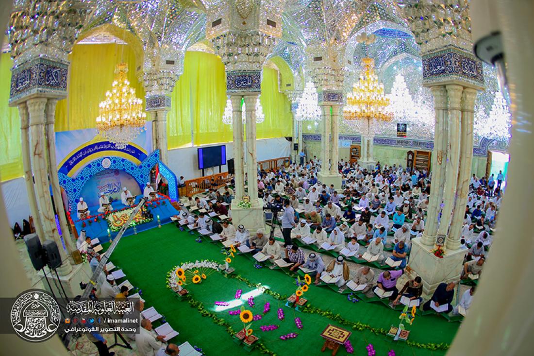 تقرير مصور : استمرار الختمة القرانية الرمضانية السنوية في العتبة العلوية المقدسة  | 