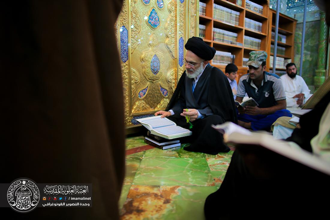تقرير مصور : استمرار الختمة القرانية الرمضانية السنوية في العتبة العلوية المقدسة  | 
