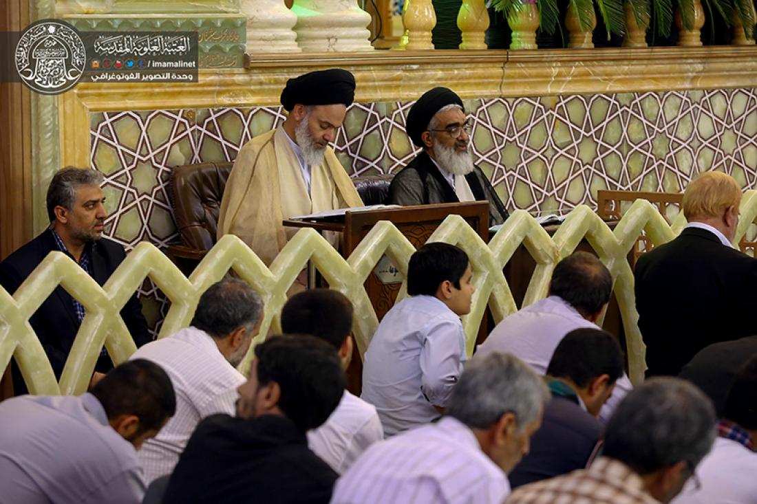تقرير مصور : الجلسة القرانية الرمضانية السنوية في مرقد السيده معصومة في قم المقدسة ايران  | 