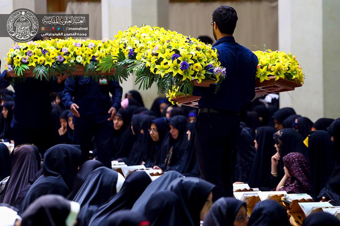 تقرير مصور : الجلسة القرانية الرمضانية السنوية في مرقد السيده معصومة في قم المقدسة ايران  | 