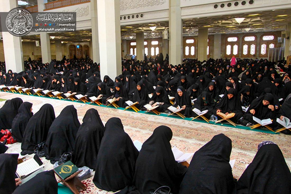 تقرير مصور : الجلسة القرانية الرمضانية السنوية في مرقد السيده معصومة في قم المقدسة ايران  | 