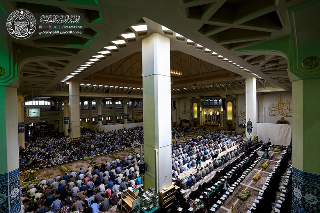 تقرير مصور : الجلسة القرانية الرمضانية السنوية في مرقد السيده معصومة في قم المقدسة ايران  | 