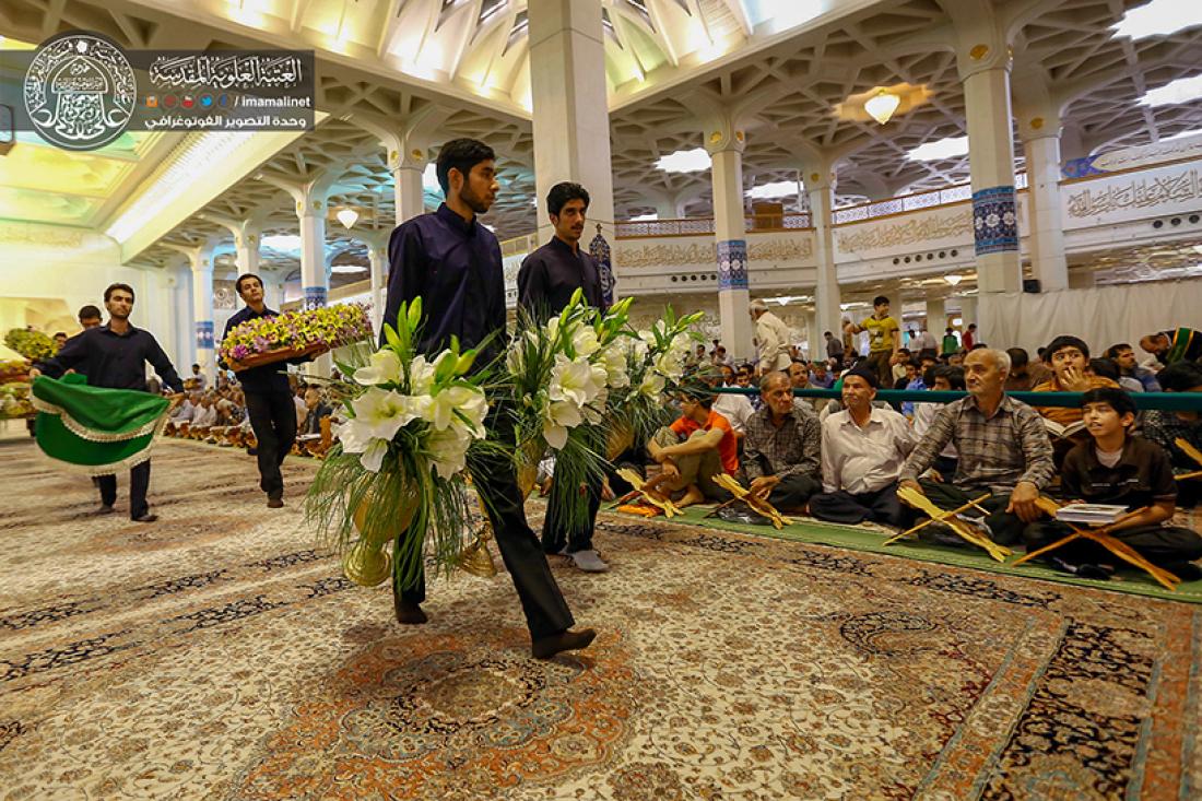 تقرير مصور : الجلسة القرانية الرمضانية السنوية في مرقد السيده معصومة في قم المقدسة ايران  | 
