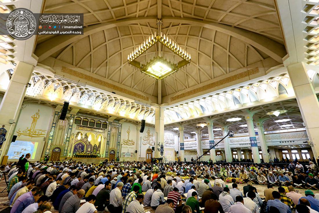 تقرير مصور : الجلسة القرانية الرمضانية السنوية في مرقد السيده معصومة في قم المقدسة ايران  | 
