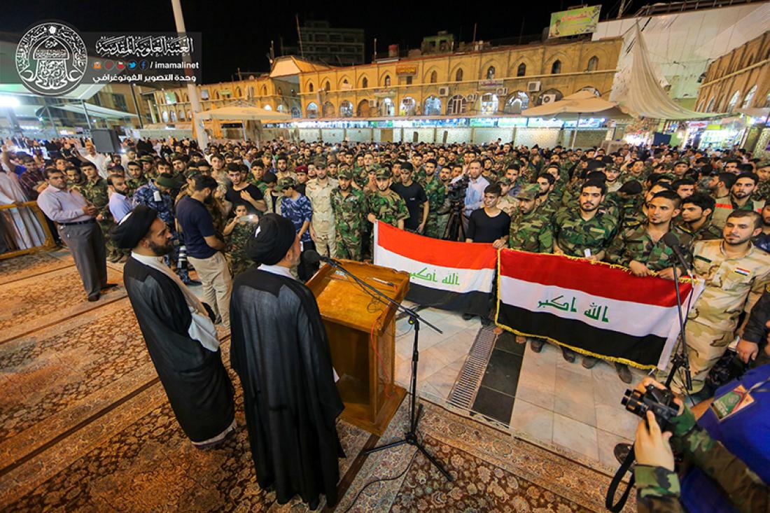 تقرير مصور : تخرج الدوره الثالثة من فوج الكرار التابع الى فرقة الامام علي {ع}  القتالية  | 