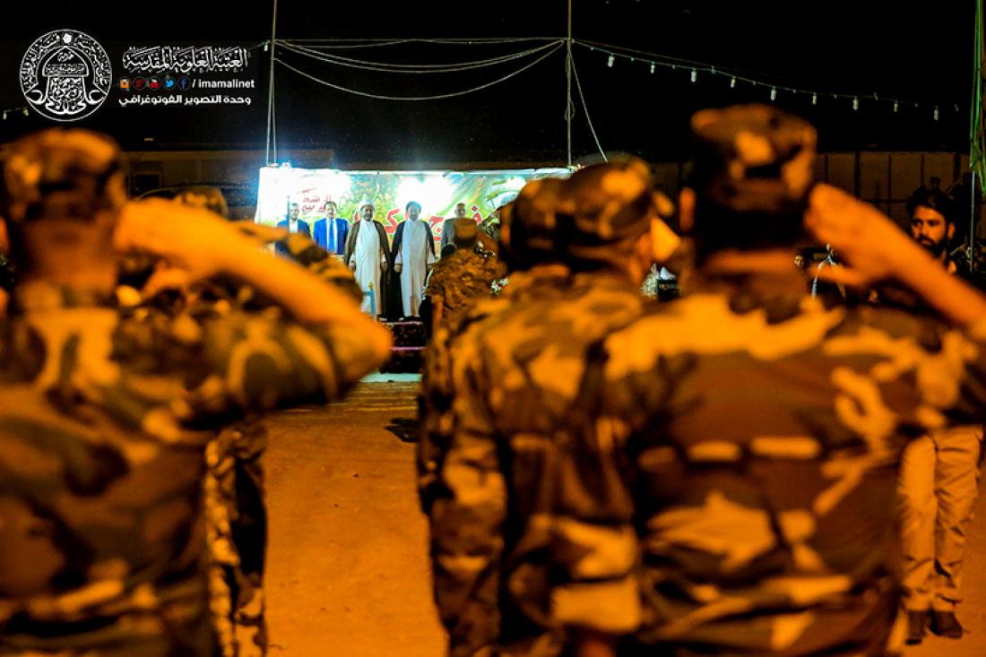 تقرير مصور : تخرج الدوره الثالثة من فوج الكرار التابع الى فرقة الامام علي {ع}  القتالية  | 