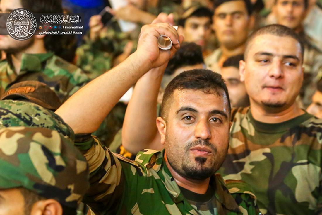 تقرير مصور : تخرج الدوره الثالثة من فوج الكرار التابع الى فرقة الامام علي {ع}  القتالية  | 