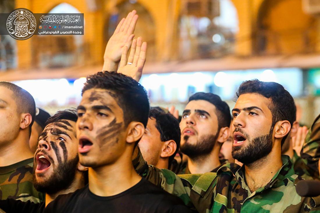 تقرير مصور : تخرج الدوره الثالثة من فوج الكرار التابع الى فرقة الامام علي {ع}  القتالية  | 