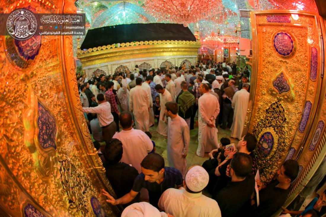 تقرير مصور : رفع المصاحف في اول ليلة من ليالي القدر المباركة في العتبة العلوية المقدسة  | 