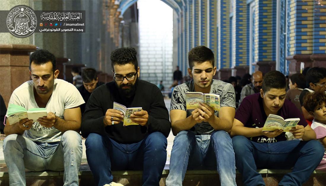 تقرير مصور : رفع المصاحف اول ليلة من ليالي القدر المباركه في قم المقدسة مسجد جمكران في ايران | 