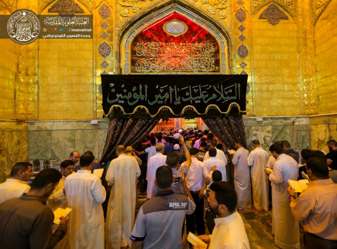 تقرير مصور : المؤمنون يجددون العزاء للمولى امير المؤمنين سلام الله عليه في ذكرى استشهاده  | 
