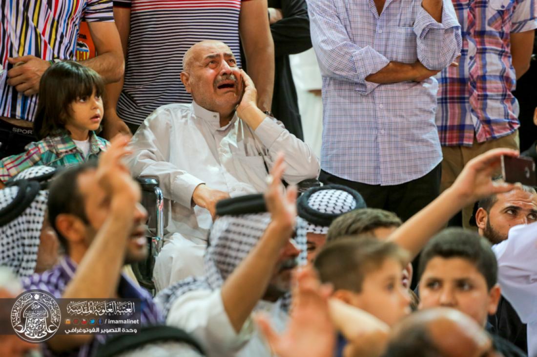 تقرير مصور : المواكب الحسينية تقيم المجالس  بذكرى شهادة الامام علي سلام الله علية في المرقد المطهر  | 