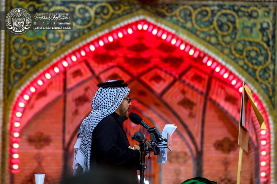 تقرير مصور : المواكب الحسينية تقيم المجالس  بذكرى شهادة الامام علي سلام الله علية في المرقد المطهر  | 