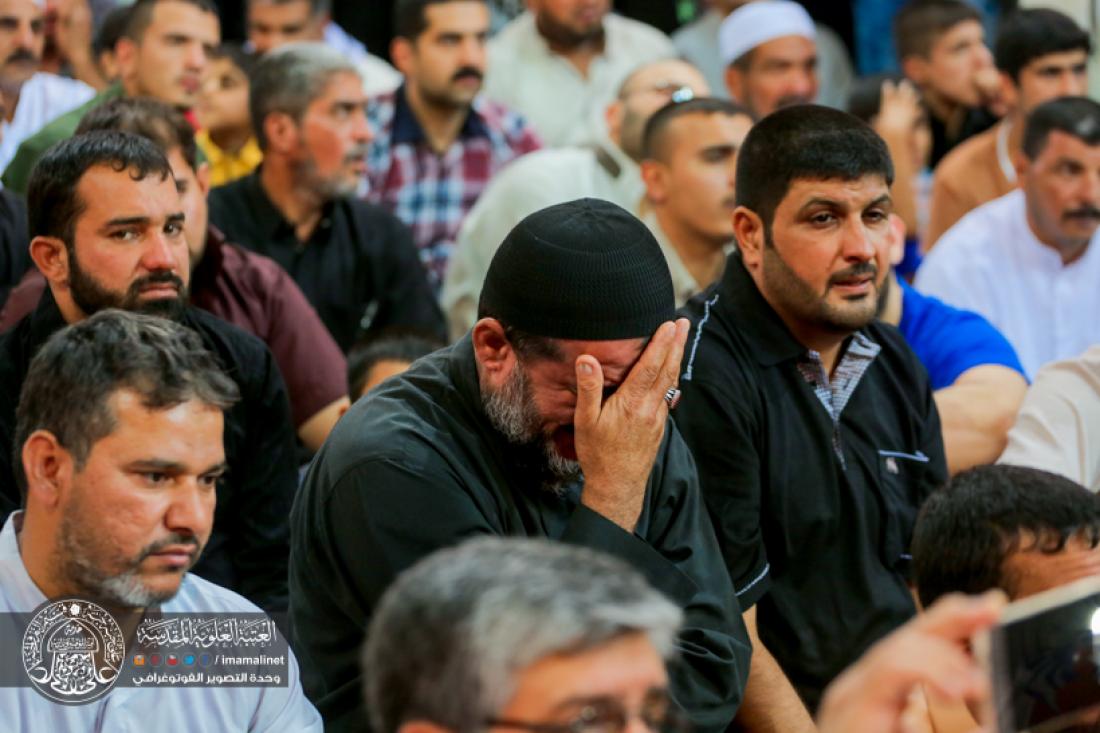 تقرير مصور : المواكب الحسينية تقيم المجالس  بذكرى شهادة الامام علي سلام الله علية في المرقد المطهر  | 