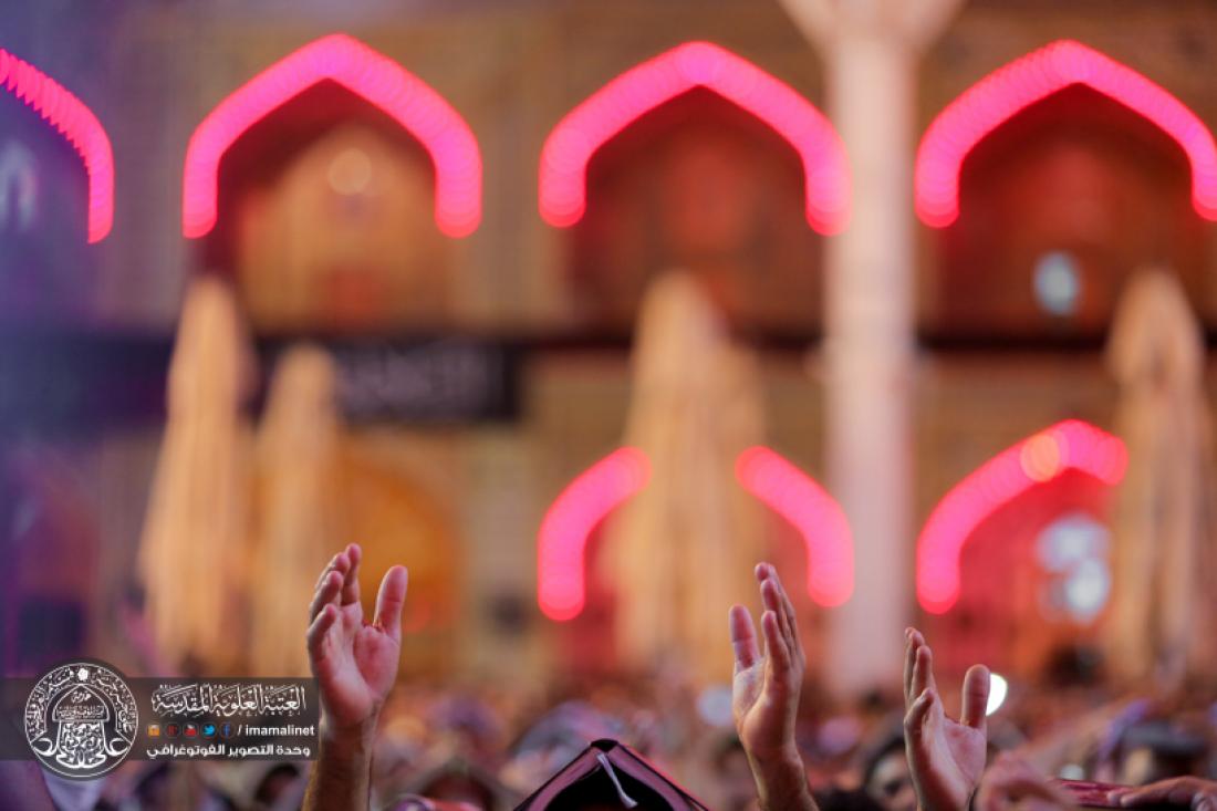 تقرير مصور : رفع المصاحف في ليلة القدر المباركة 21 من رمضان المبارك في المرقد العلوي المطهر  | 