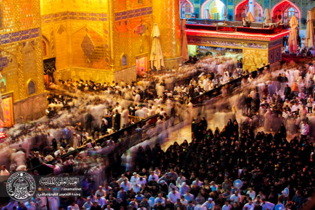 تقرير مصور : رفع المصاحف في ليلة القدر المباركة 21 من رمضان المبارك في المرقد العلوي المطهر  | 