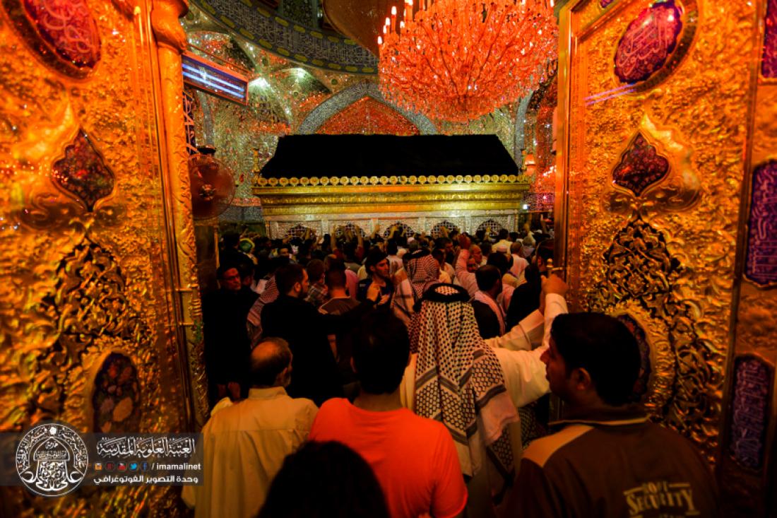 تقرير مصور : ويستمر العزاء في المرقد المقدس الشريف بذكرى شهادة المولى امير المؤمنين سلام الله عليه  | 