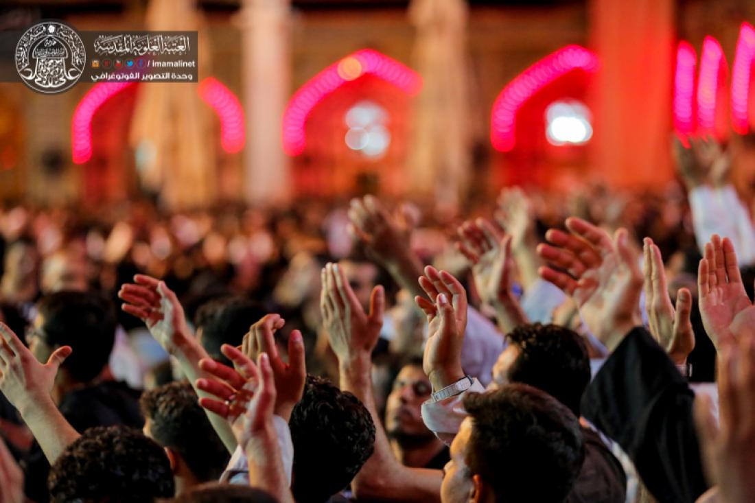 تقرير مصور : ويستمر العزاء في المرقد المقدس الشريف بذكرى شهادة المولى امير المؤمنين سلام الله عليه  | 