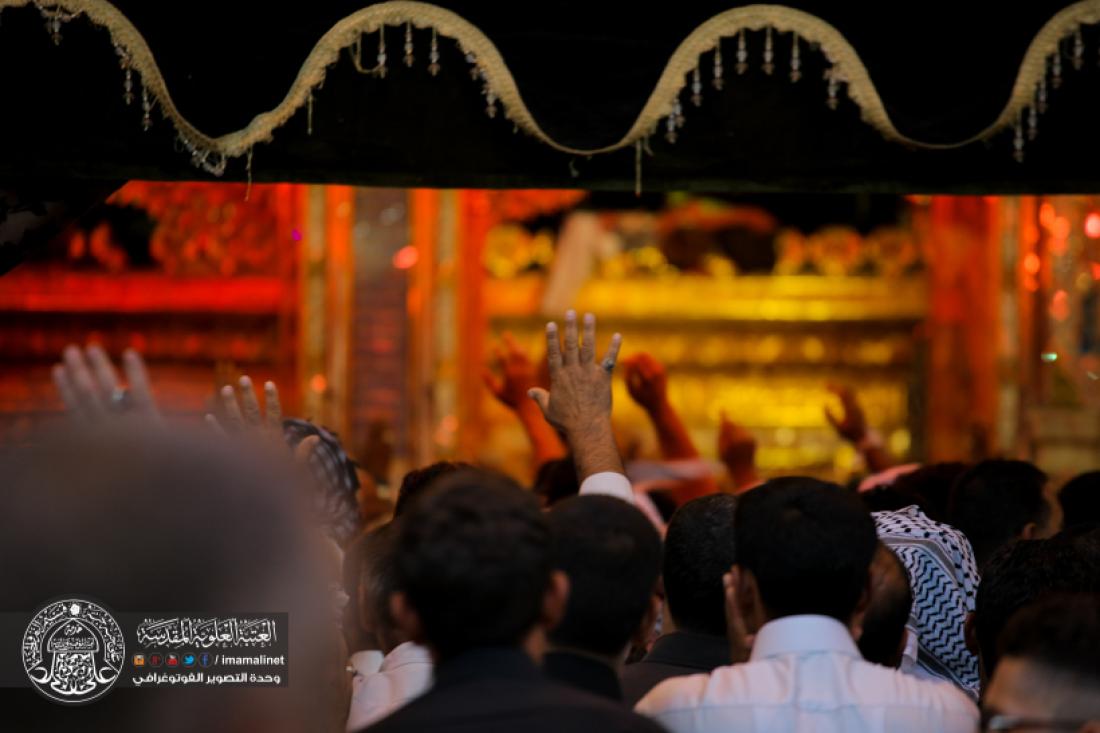 تقرير مصور : ويستمر العزاء في المرقد المقدس الشريف بذكرى شهادة المولى امير المؤمنين سلام الله عليه  | 
