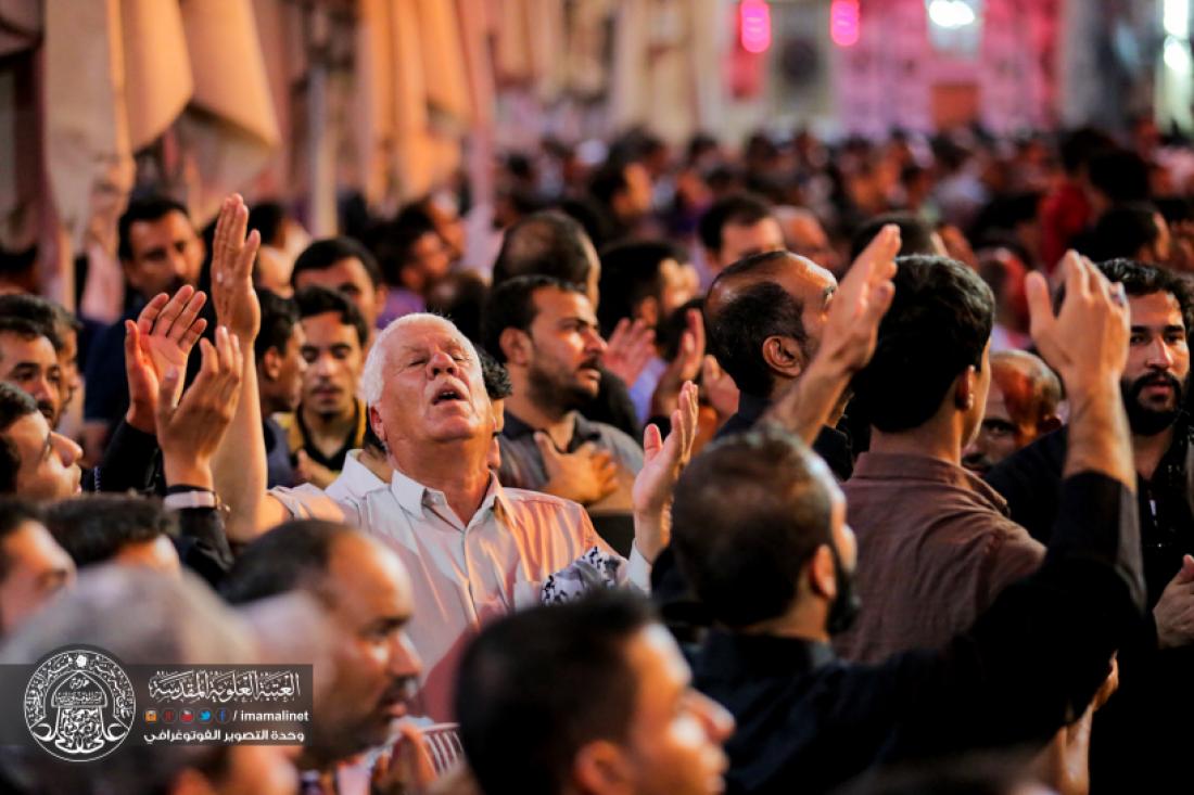 تقرير مصور : ويستمر العزاء في المرقد المقدس الشريف بذكرى شهادة المولى امير المؤمنين سلام الله عليه  | 