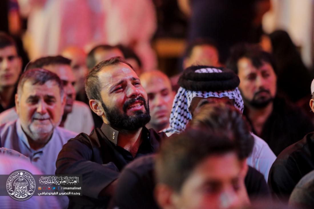تقرير مصور : ويستمر العزاء في المرقد المقدس الشريف بذكرى شهادة المولى امير المؤمنين سلام الله عليه  | 