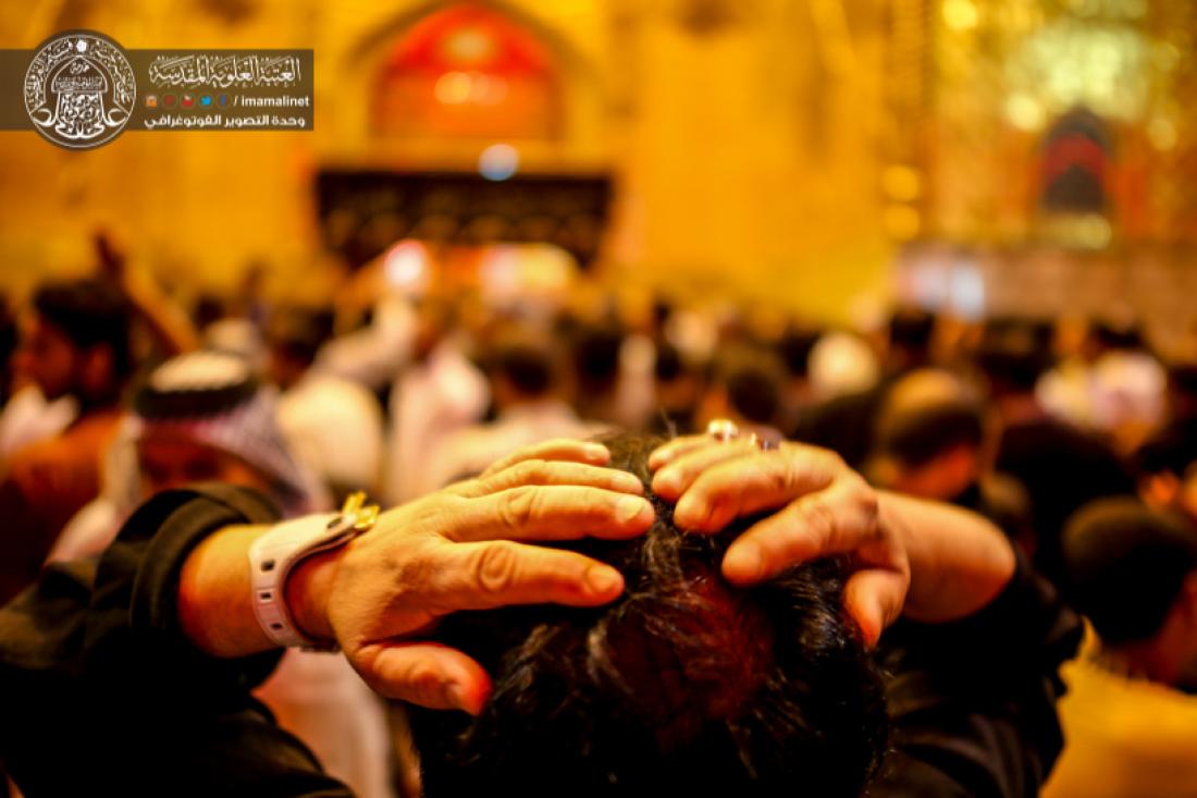 تقرير مصور : ويستمر العزاء في المرقد المقدس الشريف بذكرى شهادة المولى امير المؤمنين سلام الله عليه  | 