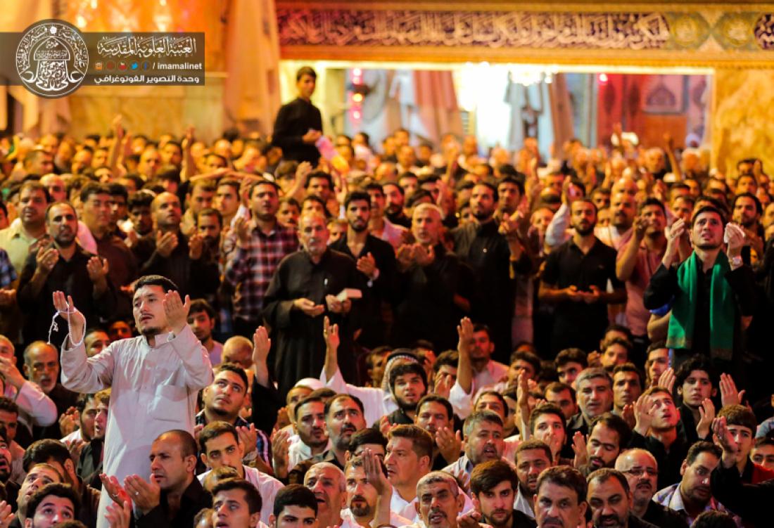 تقرير مصور : مراسيم التشيع الرمزي للمولى امير المؤمنين سلام الله عليه في العتبة العلوية المطهرة | 