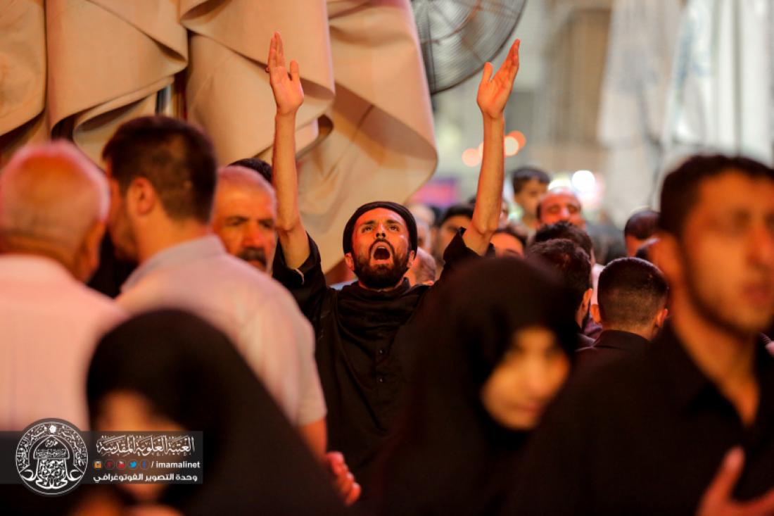 تقرير مصور : مراسيم التشيع الرمزي للمولى امير المؤمنين سلام الله عليه في العتبة العلوية المطهرة | 