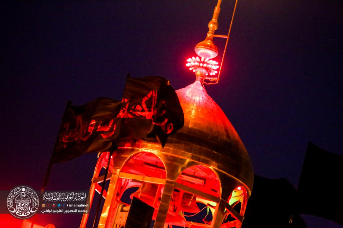 تقرير مصور : مراسيم التشيع الرمزي للمولى امير المؤمنين سلام الله عليه في العتبة العلوية المطهرة | 