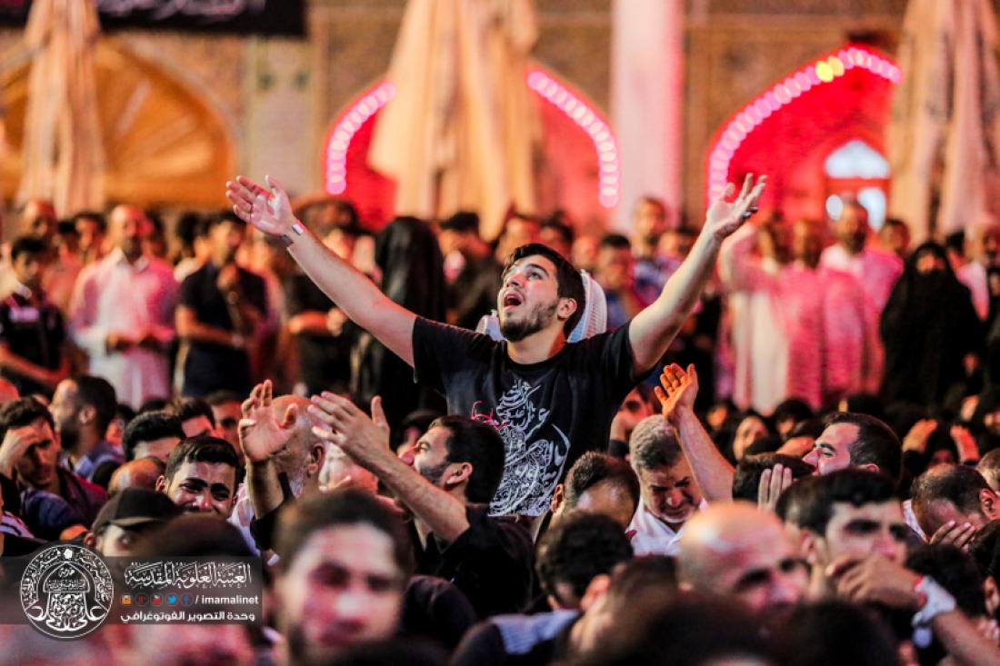 تقرير مصور : مراسيم التشيع الرمزي للمولى امير المؤمنين سلام الله عليه في العتبة العلوية المطهرة | 