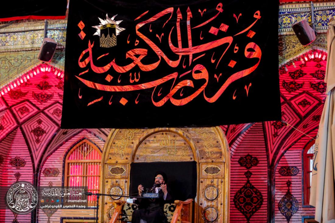 تقرير مصور : مراسيم التشيع الرمزي للمولى امير المؤمنين سلام الله عليه في العتبة العلوية المطهرة | 