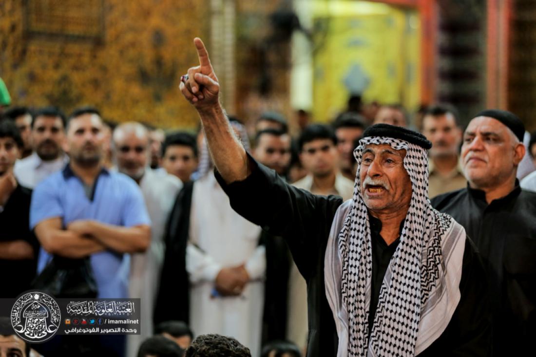 تقرير مصور : موكب اهالي كربلاء المقدسة يقيمون العزاء بذكرى شهادة الامام امير المؤمنين سلام الله عليه في العتبة العلوية المطهرة  | 