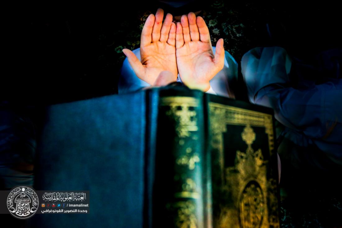 تقرير مصور : اعمال الليلة الثالثة من ليالي القدر المباركة في الصحن العلوي المطهر  | 