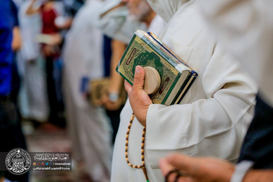تقرير مصور : اعمال الليلة الثالثة من ليالي القدر المباركة في الصحن العلوي المطهر  | 