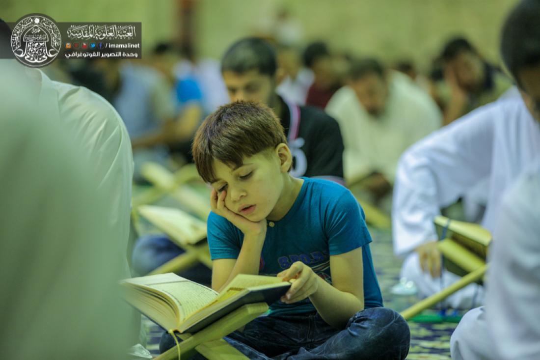 تقرير مصور : الختمة القرانية الرمضانية السنوية في مسجد الكوفة المعظم  | 