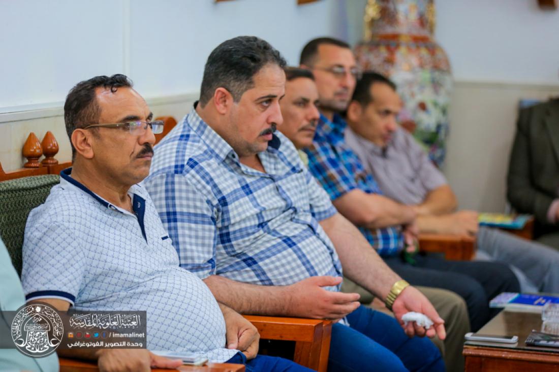 تقرير مصور : الامانة العامة للعتبة العلوية المقدسة تقوم بدعوة الصحفين في النجف الاشرف على وجبة الافطار في مضيف العتبة العلوية المقدسة | 