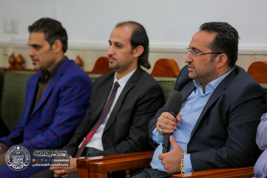 تقرير مصور : الامانة العامة للعتبة العلوية المقدسة تقوم بدعوة الصحفين في النجف الاشرف على وجبة الافطار في مضيف العتبة العلوية المقدسة | 