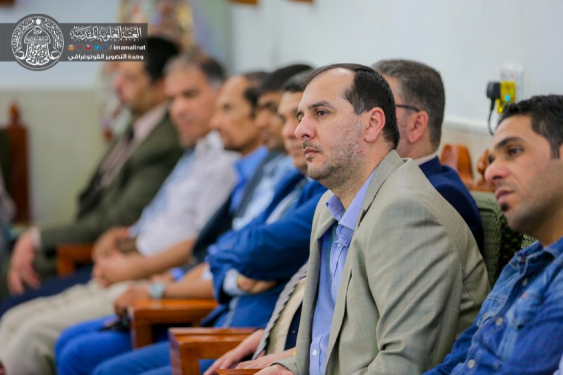 تقرير مصور : الامانة العامة للعتبة العلوية المقدسة تقوم بدعوة الصحفين في النجف الاشرف على وجبة الافطار في مضيف العتبة العلوية المقدسة | 