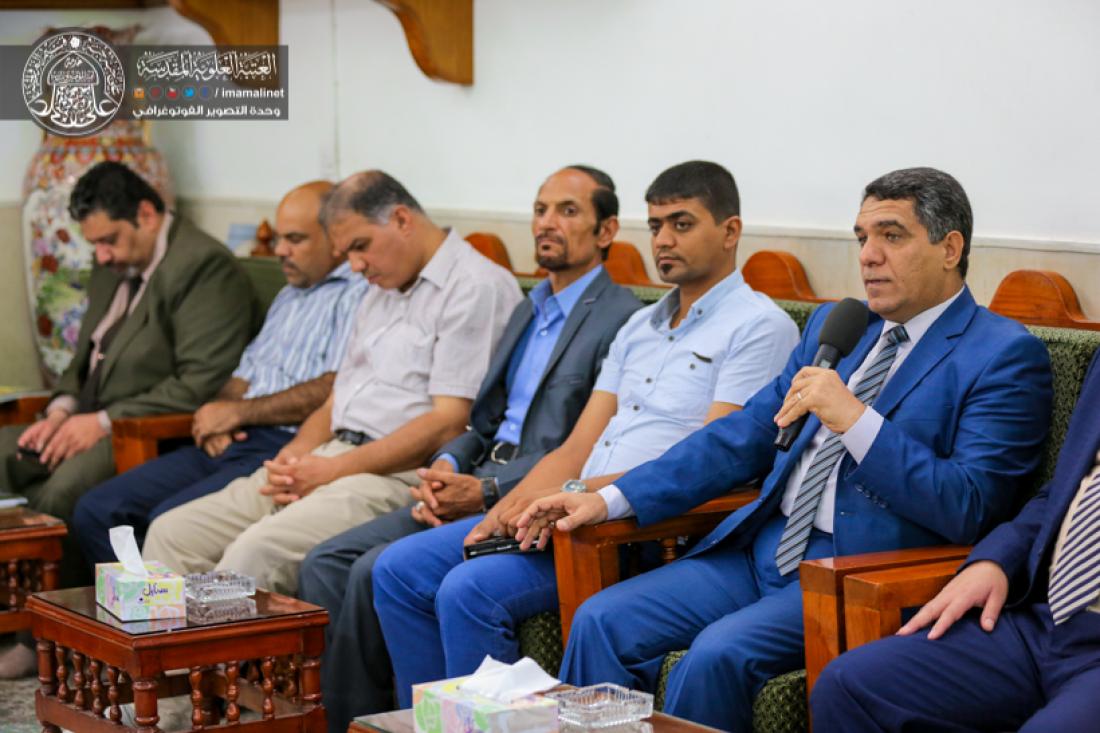 تقرير مصور : الامانة العامة للعتبة العلوية المقدسة تقوم بدعوة الصحفين في النجف الاشرف على وجبة الافطار في مضيف العتبة العلوية المقدسة | 
