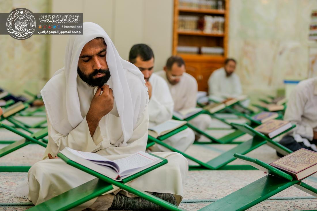تقرير مصور : ختام الختمة القرانية الرمضانية الصباحية السنوية في العتبة العلوية المقدسة | 